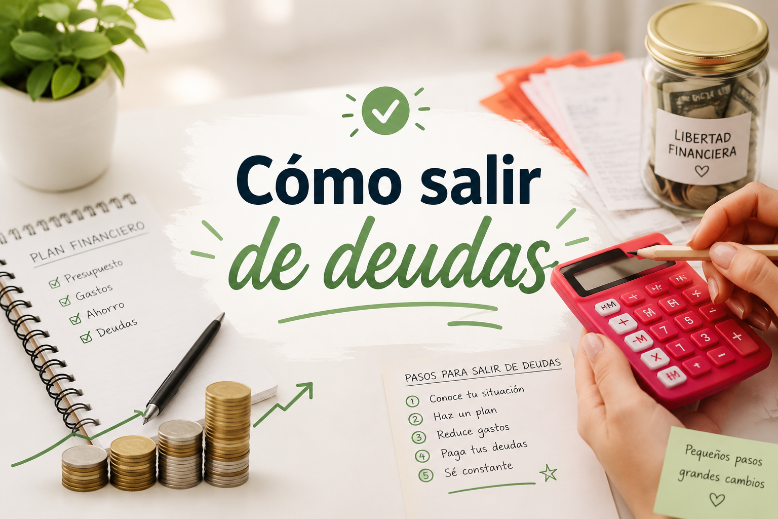 Cómo salir de deudas paso a paso